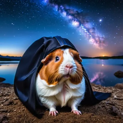 guinea pig,guineapig,star of the cape,cavia,cavy,the milky way,emperor of space,perleberg,galactico,milky way,mcgann,jedi,astro,niffenegger,nebula guardian,astrologist,starfox,photo session at night,guinea pigs,animals play dress-up