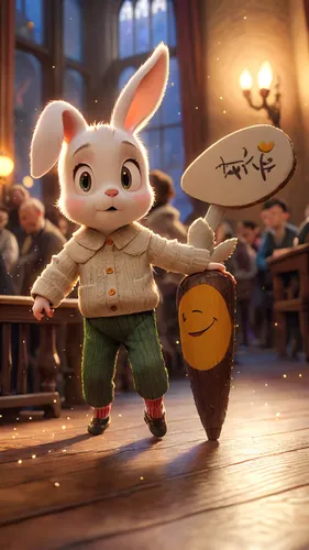 cute cartoon character,white rabbit,hare trail,peter rabbit,game art,easter festival,easter easter egg,little rabbit,hop,3d render,easter egg,rabbits,conductor,wood rabbit,rabbit,goki,snowball,b3d,cha