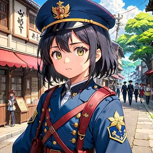 admiral von tromp,military uniform,erika,protected cruiser,honolulu,prussian,petersburg,french digital background,beret,nikko,admiral,kantai,military officer,napoleon bonaparte,a uniform,orders of the russian empire,kantai collection sailor,yuzu,nagasaki,honmei choco,Anime,Anime,Traditional