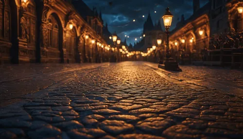 cobblestones,the cobbled streets,cobblestone,cobbles,saint petersburg,saintpetersburg,medieval street,st petersburg,french digital background,cobble,prague,street lamps,red square,the red square,moscow,krakow,paris,street lights,night image,rome night,Photography,General,Fantasy