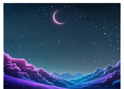 moon and star background,dusk background,night sky,crescent moon,unicorn background,nightsky,amoled,samsung wallpaper,purple wallpaper,moonlit night,ramadan background,the night sky,landscape background,digital background,moon and star,lunar,nightscape,colorful foil background,beautiful wallpaper,clear night,Conceptual Art,Oil color,Oil Color 16