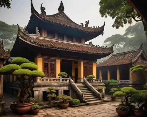 buddhist temple,asian architecture,wudang,hall of supreme harmony,teahouses,qingcheng,yunnan,teahouse,qibao,longshan,dacheng,xingshan,dojo,baoding,jingshan,yongshu,white temple,qingnian,taoist,hengshan,Art,Classical Oil Painting,Classical Oil Painting 05