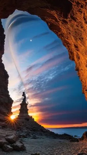 natural arch,rock arch,limestone arch,sea caves,grotte,sunset cliffs