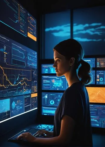 girl at the computer,cybertrader,women in technology,trading floor,computer graphic,enernoc,cybernet,cybercriminals,eikon,dashboards,rundata,computerization,computer room,computer art,supercomputers,night administrator,cyberscene,datamonitor,supercomputer,computerise,Conceptual Art,Daily,Daily 12