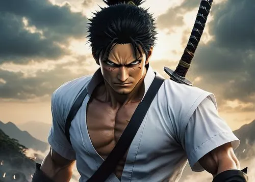 kazuya,sanosuke,kilik,gotoku,kenshiro,ryu,sanada,kenshi,hijikata,ishin,daken,kazama,sakon,onimusha,bushido,katsuyori,katsuya,raizo,niten,katsusuke,Illustration,Retro,Retro 06