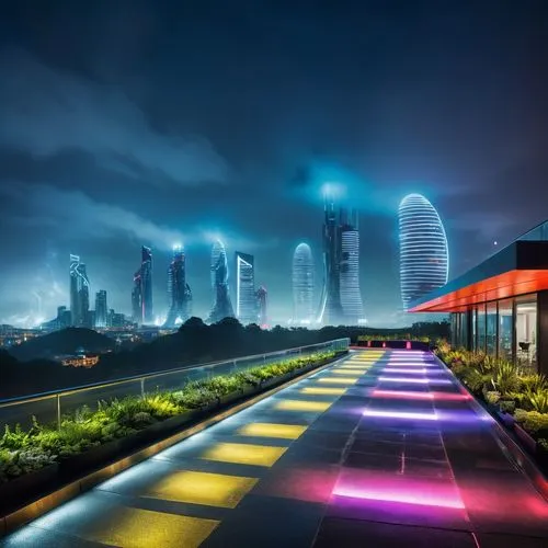 guangzhou,dubai garden glow,shangai,shanghai disney,dubay,shanghai,Conceptual Art,Sci-Fi,Sci-Fi 02