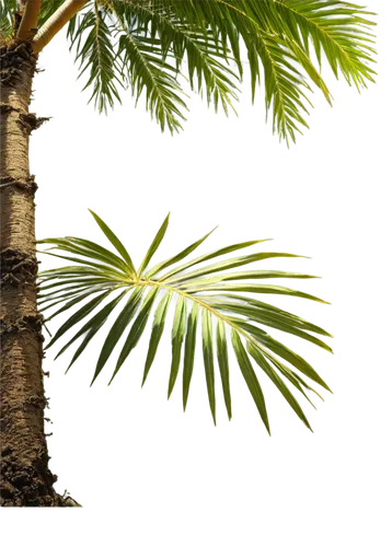 Mediterranean tree, palm tree, summer season, green leaves, branches stretching upwards, thick trunk, roots deep in earth, afternoon sunlight, warm color tone, cinematic lighting, 3/4 composition, sha