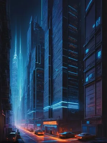 cybercity,cybertown,cityscape,city at night,futuristic landscape,metropolis,cyberport,city highway,city scape,cyberscene,cyberpunk,city lights,cityzen,polara,cityscapes,urbanworld,guangzhou,sci fiction illustration,evening city,business district,Illustration,Retro,Retro 16