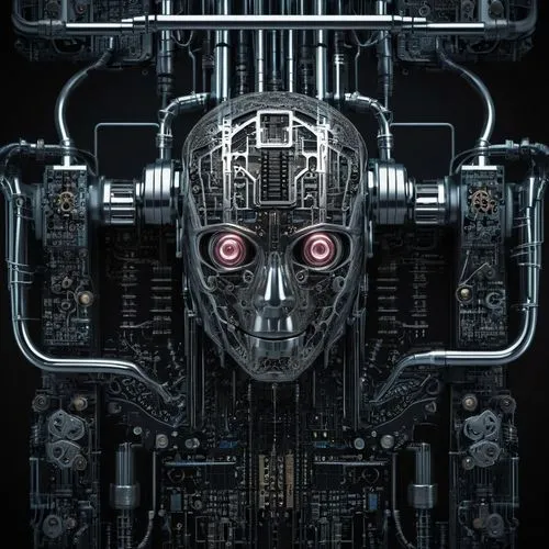 cyberman,endoskeleton,terminator,cyborg,ultron,terminators,cybernetic,cybermen,biomechanical,cybernetically,robocop,mechanoid,war machine,robotic,neuromancer,cybersmith,skynet,cyberdyne,cybernetics,droid,Conceptual Art,Sci-Fi,Sci-Fi 09