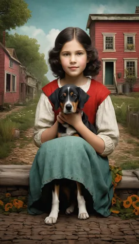 girl with dog,boston terrier,rat terrier,lancashire heeler,border collie,old english terrier,the little girl,companion dog,digital compositing,jack russell,russell terrier,parson russell terrier,image manipulation,female dog,american staffordshire terrier,plummer terrier,teddy roosevelt terrier,sealyham terrier,spaniel,animal shelter,Photography,Documentary Photography,Documentary Photography 29