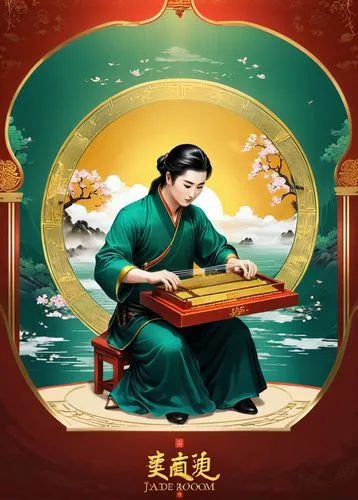 traditional chinese musical instruments,yi sun sin,xing yi quan,bamboo flute,wuchang,shamisen,yangqin,mooncake festival,cha siu bao,taijiquan,siu mei,xuan lian,huaiyang cuisine,zui quan,shuanghuan noble,chinese art,traditional chinese,xiangwei,bianzhong,xizhi,Unique,Design,Logo Design