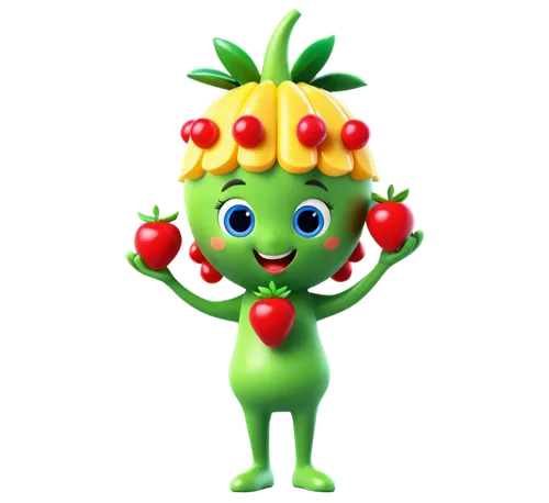 pinya,bellpepper,godefroot,froot,green tomatoe,adalbero,growth icon,apfel,cactus apples,fruits icons,chayote,green paprika,sulei,fruitbearing,onagraceae,resprout,peashooter,frustaci,gummifera,chiquita,Unique,3D,3D Character