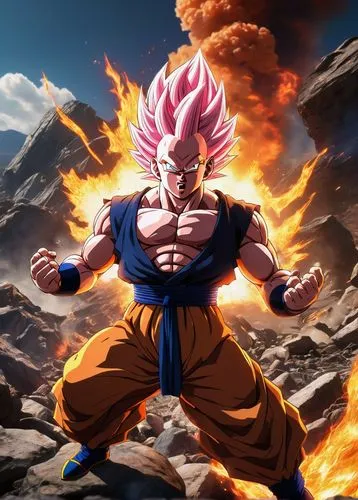 son goku,goku,vegeta,fire background,dragon ball,takikomi gohan,stone background,dragonball,dragon ball z,april fools day background,trunks,nikuman,toori,shallot,cg artwork,kame sennin,birthday banner background,cleanup,power icon,super cell,Photography,Documentary Photography,Documentary Photography 05