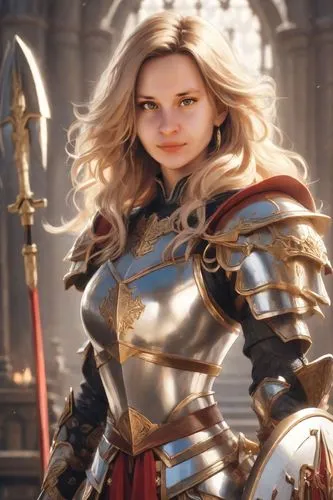 joan of arc,female warrior,dunkelman,clarisse,paladin,jaina,Digital Art,Pixel