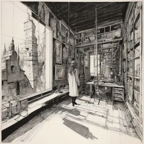 neverwhere,storeroom,printshop,roughs,layouts,workrooms,miniaturist,penciling,study,piranesi,schoolrooms,study room,cold room,dollhouses,apothecary,environments,pencils,laboratory,rooms,schoolroom,Illustration,Realistic Fantasy,Realistic Fantasy 29