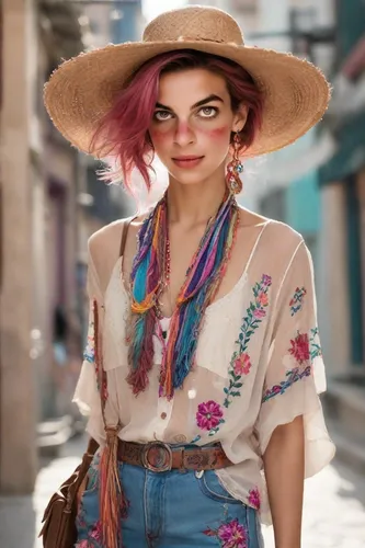 boho,la catrina,havana,old havana,watercolor women accessory,women fashion,vintage fashion,fashionable girl,straw hat,frida,the hat-female,sombrero,rockabella,fashion street,cuba havana,travel woman,fashionista,girl in a historic way,fashion vector,pippi longstocking,Photography,Realistic