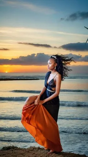 beach background,little girl in wind,ledisi,girl on the dune,fusion photography,the wind from the sea