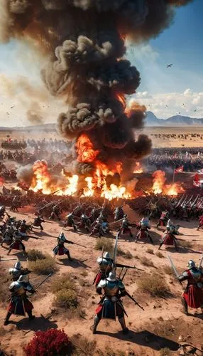 theater of war,shield infantry,battlefield,firefight,warzone,battletech,battlefields,phalanxes,skirmishers,cavalries,pokhran,battlefront,cyclorama,praetorians,geonosis,buzkashi,war,warhorses,battleline,peshwar,Photography,General,Realistic