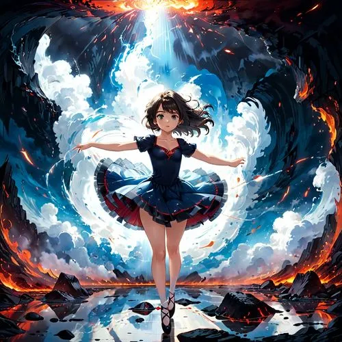 railgun,kumiko,ushio,fire background,kyowa,fubuki,touhou,fire poi,dancing flames,katara,yanmei,fire dance,supernova,kawakami,fire angel,hanabi,iku,yahagi,inferno,kanako,Anime,Anime,Realistic