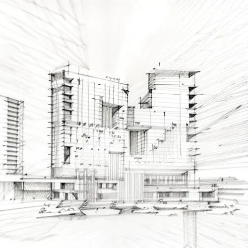 kirrarchitecture,wireframe graphics,wireframe,archidaily,spatial,klaus rinke's time field,brutalist architecture,panopticon,hashima,highrise,panoramical,architect plan,high-rise building,high-rise,met