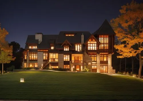 Glass bricks tiles people graden trees wood summer night view spotlight ,landscape lighting,luxury home,new england style house,mansion,country estate,luxury property,beautiful home,bendemeer estates,