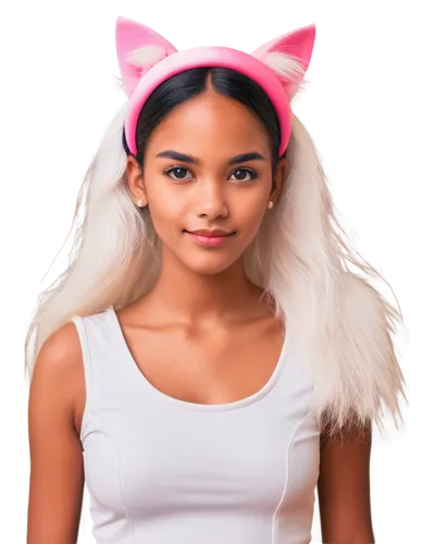 cat ears,kitten hat,costume hat,pink cat,feline look,costume accessory,pink hat,puma,feline,cat tail,artificial hair integrations,halloween costume,women's hat,girl wearing hat,cats angora,white fur hat,hat womens filcowy,hat womens,furry,foam crowns,Illustration,Abstract Fantasy,Abstract Fantasy 22