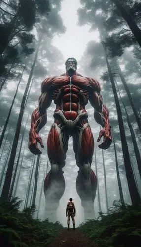 gigantic,steel man,my hero academia,katakuri,giant,muscle man,butomus,big hero,nikuman,muscular,imposing,hunter's stand,anime 3d,he-man,muscular build,chollo hunter x,3d man,brute,fullmetal alchemist edward elric,forest man,Photography,Documentary Photography,Documentary Photography 04