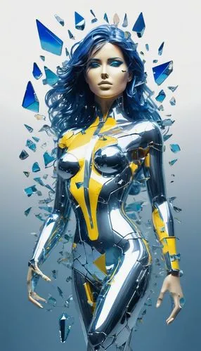 sprint woman,cyberstar,cortana,cybernetic,electro,cyberangels,cybernetically,biotic,femforce,cybernetics,biomechanical,cyrax,transhuman,silico,metalized,gynoid,cybergold,cyberia,morphogenetic,digiart,Conceptual Art,Fantasy,Fantasy 02