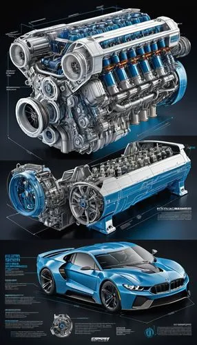 bugatti chiron,ford gt 2020,mercedes engine,porsche 718,car engine,bmw engine,internal-combustion engine,jaguar d-type,jaguar c-type,super charged engine,bugatti,8-cylinder,automotive design,jaguar xj220,v12,jaguar xj13,race car engine,audi v8,engine,automotive engine part,Unique,Design,Blueprint