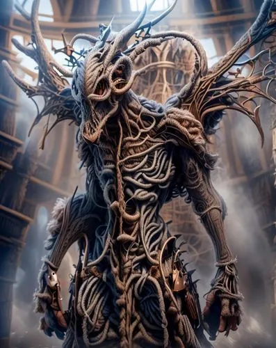 hag,biomechanical,death god,endoskeleton,supernatural creature,scarecrow,vanitas,shaman,alien warrior,exoskeleton,undead warlock,fractalius,groot,maelstrom,primitive man,magistrate,wood skeleton,groot super hero,apiarium,dance of death