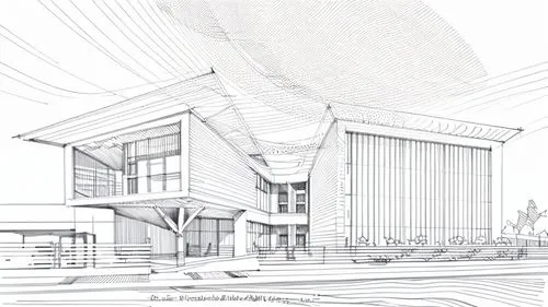 sketchup,revit,unbuilt,renderings,3d rendering,line drawing,penciling,office line art,autodesk,mono-line line art,house drawing,passivhaus,cantilevers,rendered,multistoreyed,school design,neutra,rough