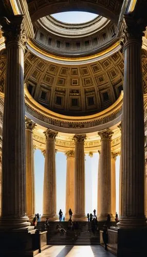 thomas jefferson memorial,jefferson memorial,pantheon,capitols,jefferson monument,saint george's hall,rotunda,lincoln memorial,neoclassical,capitol building,archly,united states capitol,capitolium,capital building,statue of freedom,rotundas,capitol buildings,doric columns,capitol,treasury,Illustration,Realistic Fantasy,Realistic Fantasy 19