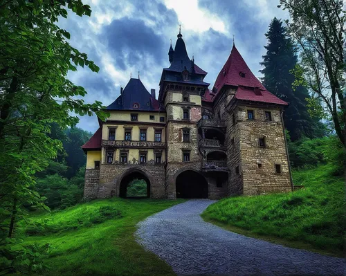 fairytale castle,fairy tale castle,dracula castle,transylvania,medieval castle,taufers castle,fairy tale castle sigmaringen,old castle,bethlen castle,knight's castle,haunted castle,bach knights castle,waldeck castle,castle,ghost castle,moritz castle,castle of the corvin,peles castle,castle bran,witch's house,Conceptual Art,Daily,Daily 28