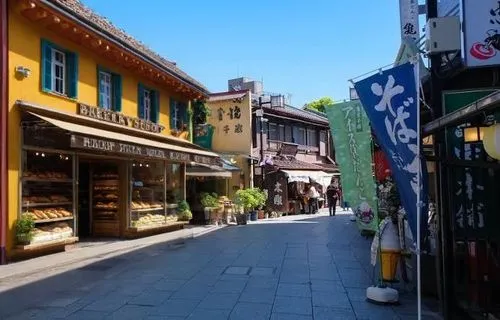 Bakery shop,namsan hanok village,sugamo,motomachi,azabu,shophouses,onomichi,kinmen,omotesando,jeonju,kurashiki,nakano,gion,kumashiro,itaewon,shimbashi,enoshima,dazaifu,jinhae,tianling,ximen