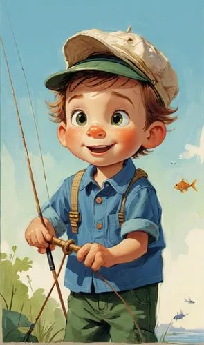 fishing classes,types of fishing,fishing,fishing rod,fishing equipment,go fishing,Illustration,Children,Children 02