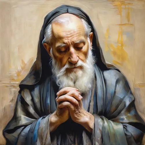 man praying,middle eastern monk,hieromonk,boy praying,the abbot of olib,praying woman,saint mark,benediction of god the father,woman praying,prayer,capuchin,twelve apostle,saint peter,archimandrite,carmelite order,benedictine,abraham,elderly man,saint paul,italian painter,Illustration,Paper based,Paper Based 11