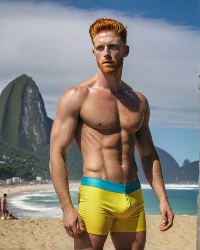 Fit ginger wearing brief swimwear in Rio ,ginger rodgers,gingrichian,ginger,marsteller,yellowman,sheamus,gingerich,aquaman,ranga,brazilian athlete,speedos,gingers,ginger cookie,gingold,austin stirling