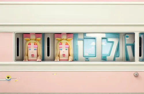 refrigerator,retro diner,korea subway,doll kitchen,fridge,ice cream icons,ice cream van,jukebox,south korea subway,capsule hotel,toy cash register,freezer,kawaii ice cream,soda machine,jr train,luggage compartments,pills dispenser,ice cream shop,ice cream cart,children's operation theatre,Calligraphy,Illustration,Cartoon Illustration