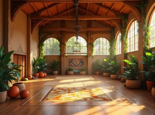 dojo,dandelion hall,sanctuary,gymnastics room,orangery,ashtanga,conservatory,vinyasa,lobby,hall,treasure hall,sunroom,vipassana,ballroom,wooden floor,orangerie,sanctum,palyul,gymnast hall,kirtan,Photography,General,Realistic