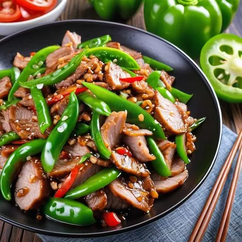 stir-fried morning glory,sweet and sour pork,blue-and-red beef tongue,malielegaoi,stir fried fish with sweet chili,bifengxia,baosheng,kuangdi,bulgogi,thai northern noodle,nuoc,galbi,szechuan,huilong,pepper steak,thai herbs,korean side dish,hunan,peanut sauce,peiyi,Photography,General,Realistic