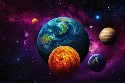 planets,inner planets,solar system,planetary system,planet eart,space art,alien planet,the solar system,planet,fire planet,gas planet,spheres,world digital painting,outer space,exoplanet,background image,spacescraft,alien world,planet earth,copernican world system,Illustration,Retro,Retro 16