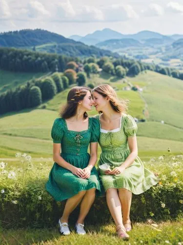 aaaa,dirndl,sound of music,girl kiss,irishwomen,wlw,Photography,Fashion Photography,Fashion Photography 21