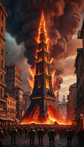 sauron,mordor,paris,gallifrey,parigi,apocalyptic,Photography,General,Fantasy