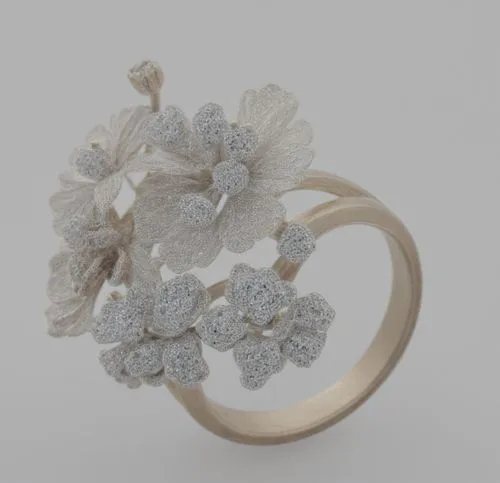 jewelry florets,boucheron,chaumet,ring jewelry,ring with ornament,circular ring