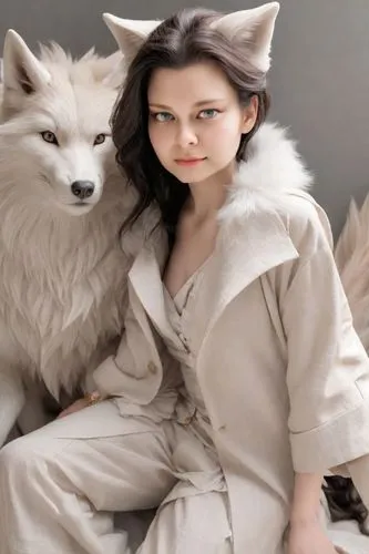 кумихо девятихвостая лиса,furs,animal fur,white fox,kitsune,fur coat,fur,furgal,white wolves,underfur,sheepskins,feline look,wolf in sheep's clothing,furring,foxed,wolffian,wolfie,puma,sheepskin,furr,