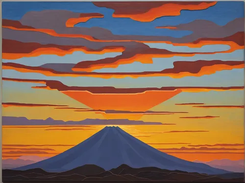 stratovolcano,mount taranaki,volcano,kamchatka,volcanic landscape,licancabur,fuji,volcanos,taranaki,fujiyama,volcanoes,popocatepetl,kilimanjaro,mount fuji,mountain sunrise,fuji mountain,volcanism,cotopaxi,volcanic,mt fuji,Art,Artistic Painting,Artistic Painting 28