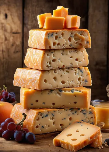 cotswold double gloucester,emmental cheese,asiago pressato,emmenthal cheese,montgomery's cheddar,emmental,mimolette cheese,stack of cheeses,pecorino sardo,gouda,australian smoked cheese,blocks of cheese,grana padano,cheddar,old gouda,blueberry stilton cheese,el-trigal-manchego cheese,saint-paulin cheese,cheese platter,gruyère cheese,Conceptual Art,Fantasy,Fantasy 27