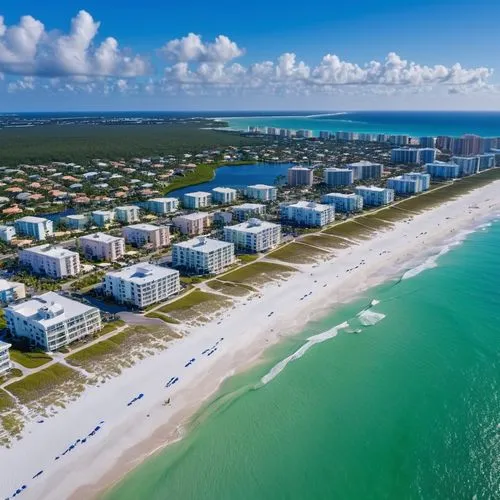 sandpiper bay,aerial view of beach,gulf coast,florida,cayo coco,clearwater beach,south florida,fl,palmbeach,south beach,the keys,varadero,drone image,tax haven,palmetto coasts,cayo,beach resort,dune ridge,playa francesca,aerial photography,Photography,General,Realistic