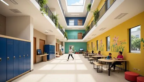 school design,children's interior,hallways,tdsb,corridors,corridor,classrooms,vidyalaya,hallway,daylighting,atriums,hallway space,prekindergarten,boroughmuir,ihs,schoolrooms,east middle,lhs,cubberley,skole