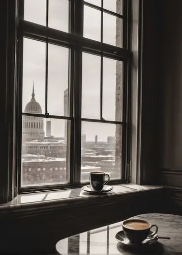 a cup of coffee,parisian coffee,windowsill,woman drinking coffee,window view,cup of coffee,window sill,coffeepots,a cup of tea,spaziano,breakfast table,coffee and books,demitasse,coffeehouses,cups of coffee,the window,cuppa,cup and saucer,cappuccinos,coffer,Illustration,Black and White,Black and White 35